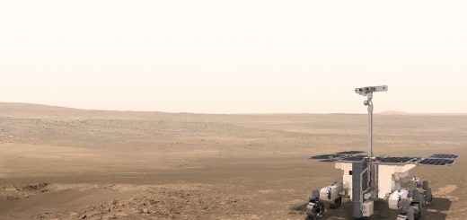 Immagine artistica del rover Rosalind Franklin. Crediti: ESA