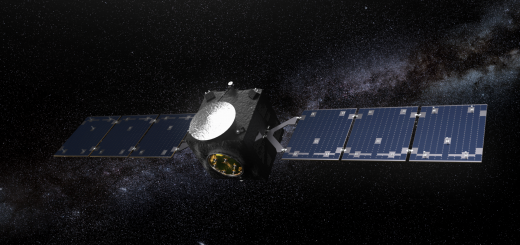 Rappresentazione artistica di Hera in volo. Crediti: NASA