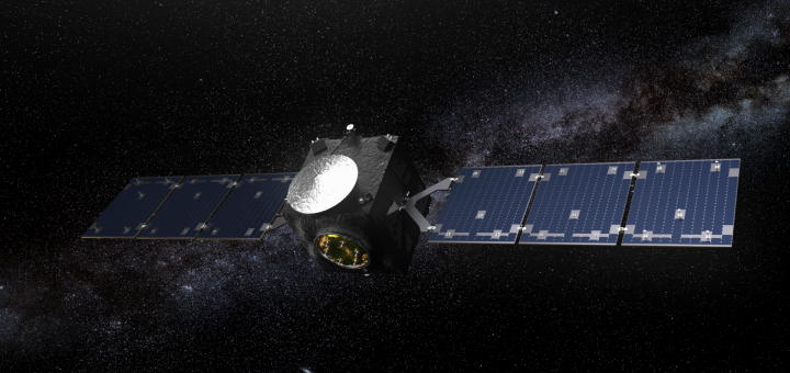 Rappresentazione artistica di Hera in volo. Crediti: NASA